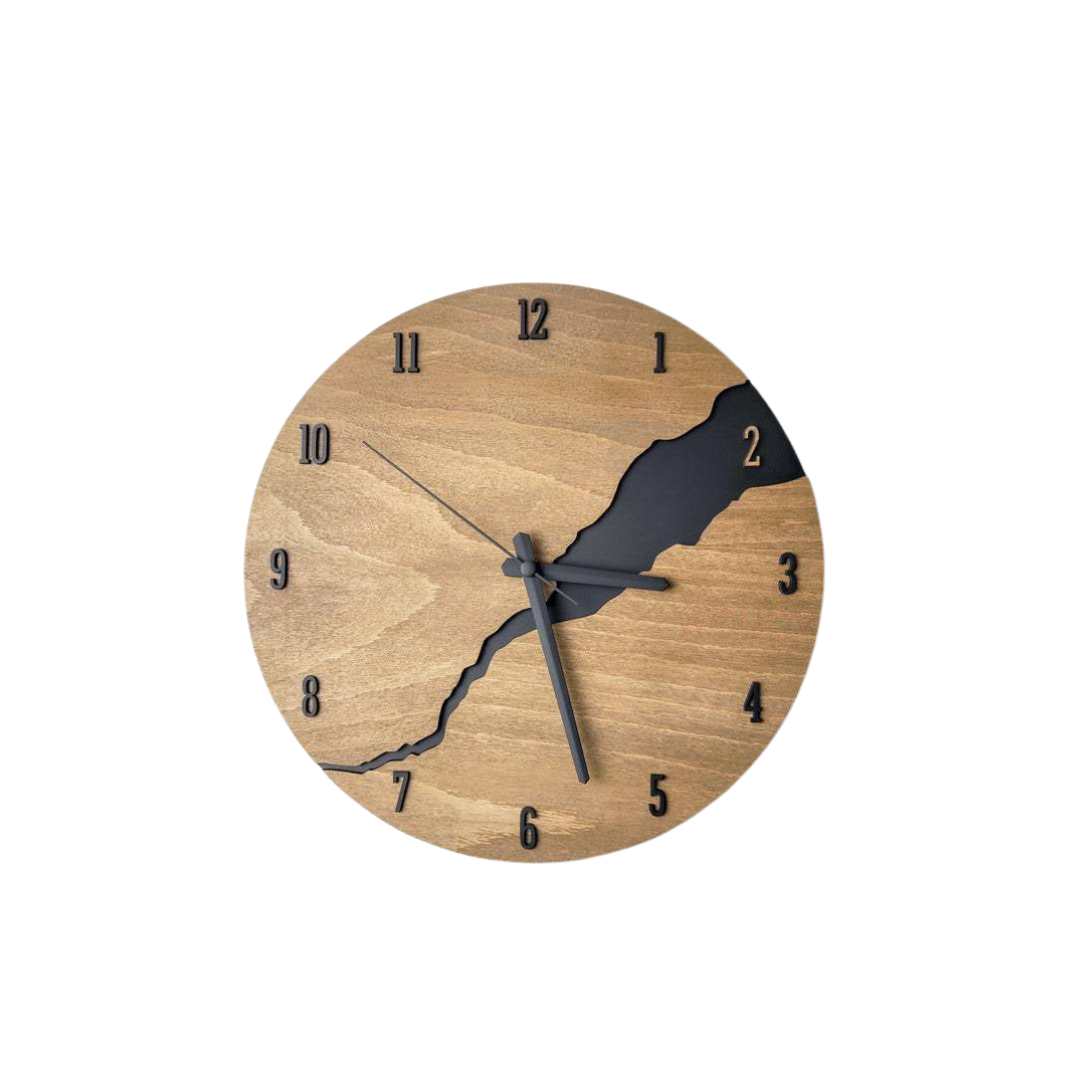 Hommfer – Horloge Murale Élégante en Bois