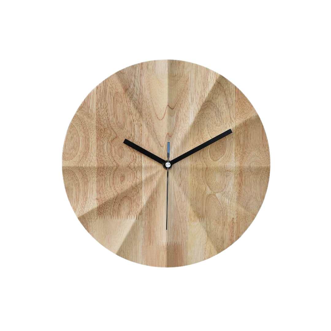 Hommfer – Horloge Murale Bois Design Minimaliste