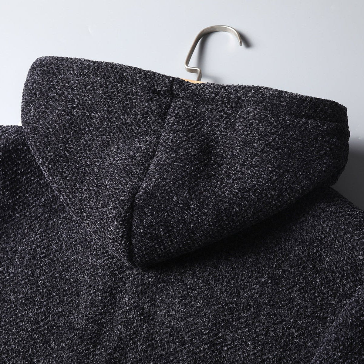 Arden Veste à Capuche Zippée en Laine Mélangée Doublée en Polaire pour Temps Froid - Hommfer