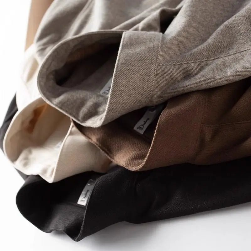 Bastien Chemise en flanelle épaisse et chaude à col montant pour temps froid - Hommfer