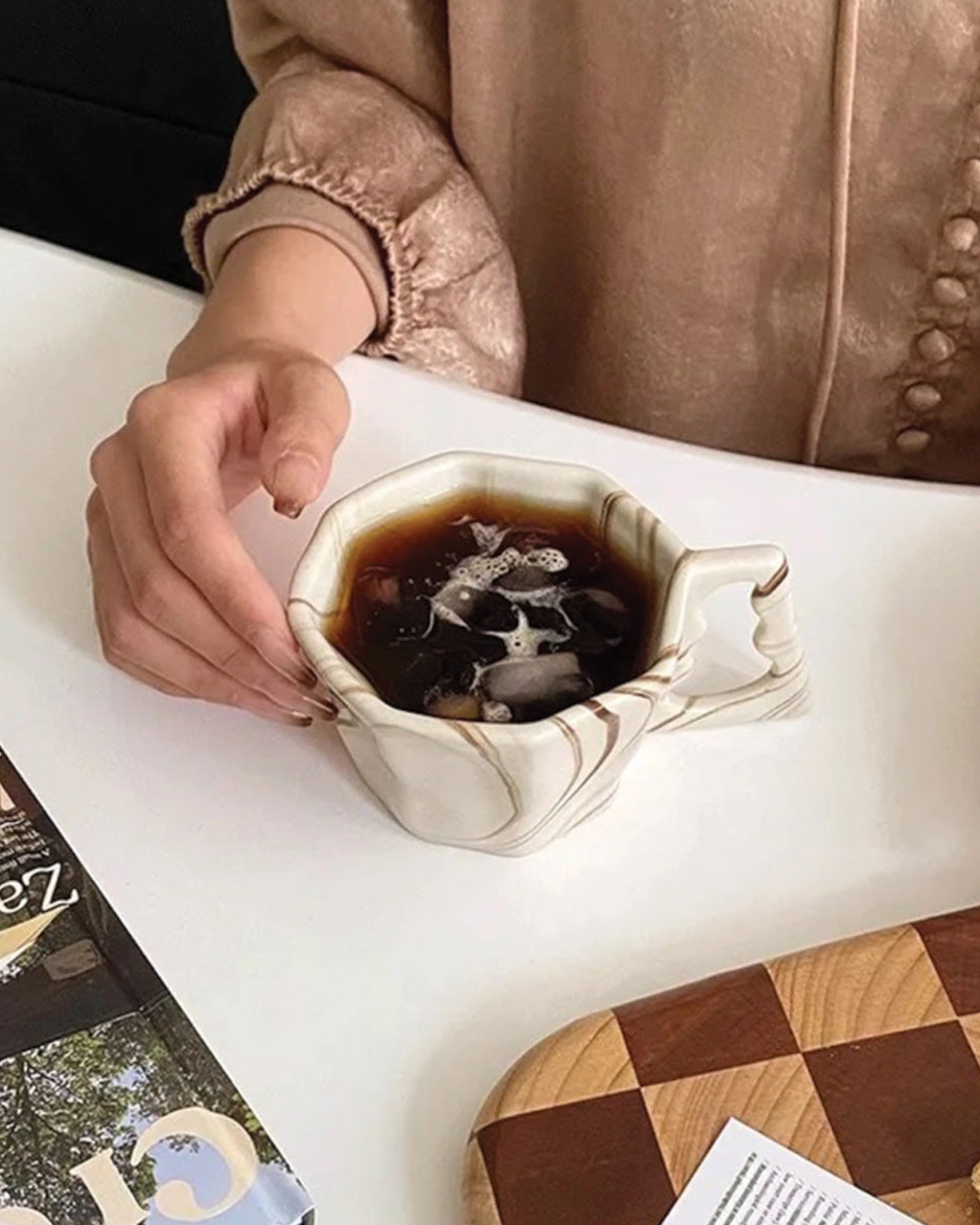 ÉclatOcto – Tasse Octogonale Moderne - Hommfer
