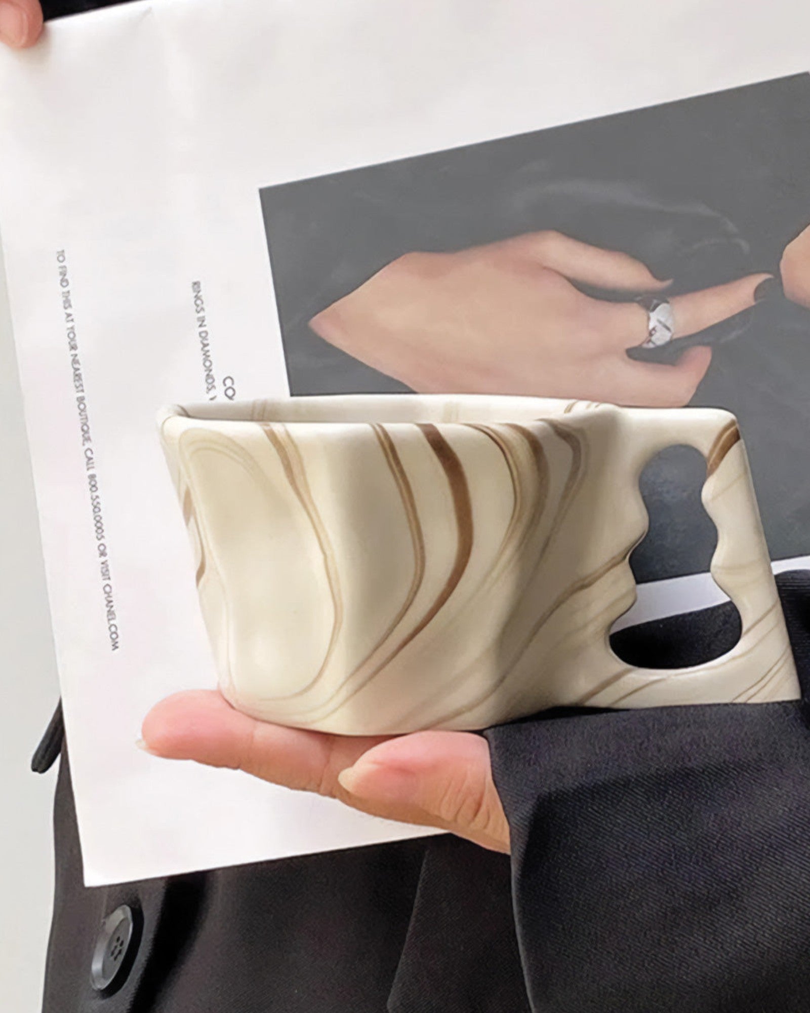 ÉclatOcto – Tasse Octogonale Moderne - Hommfer