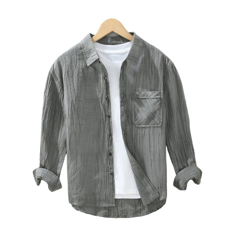 ÉMILIO LUXE Chemise en Lin à Boutons - Hommfer