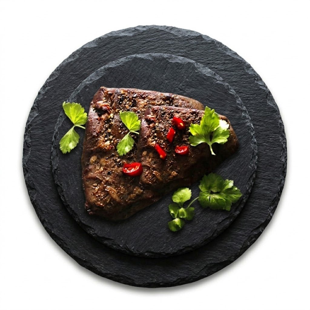 Hommfer – Assiette Élégante en Ardoise Naturelle - Hommfer