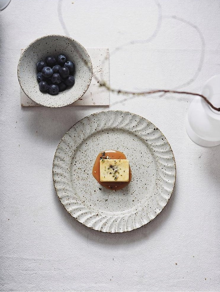 Hommfer – Assiette Texturée à Pois - Hommfer