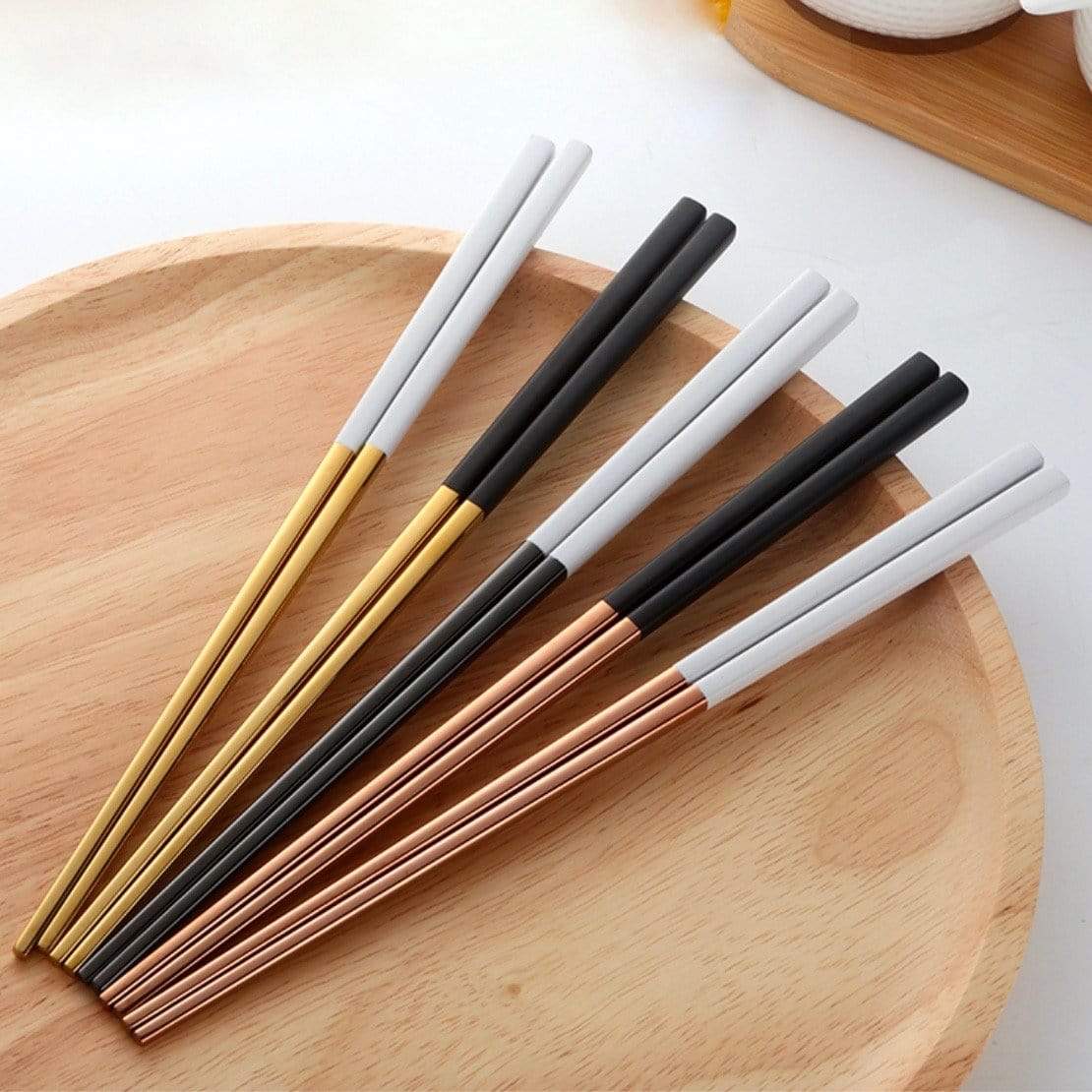 Hommfer – Baguettes Japonaises Élégantes en Bois - Hommfer