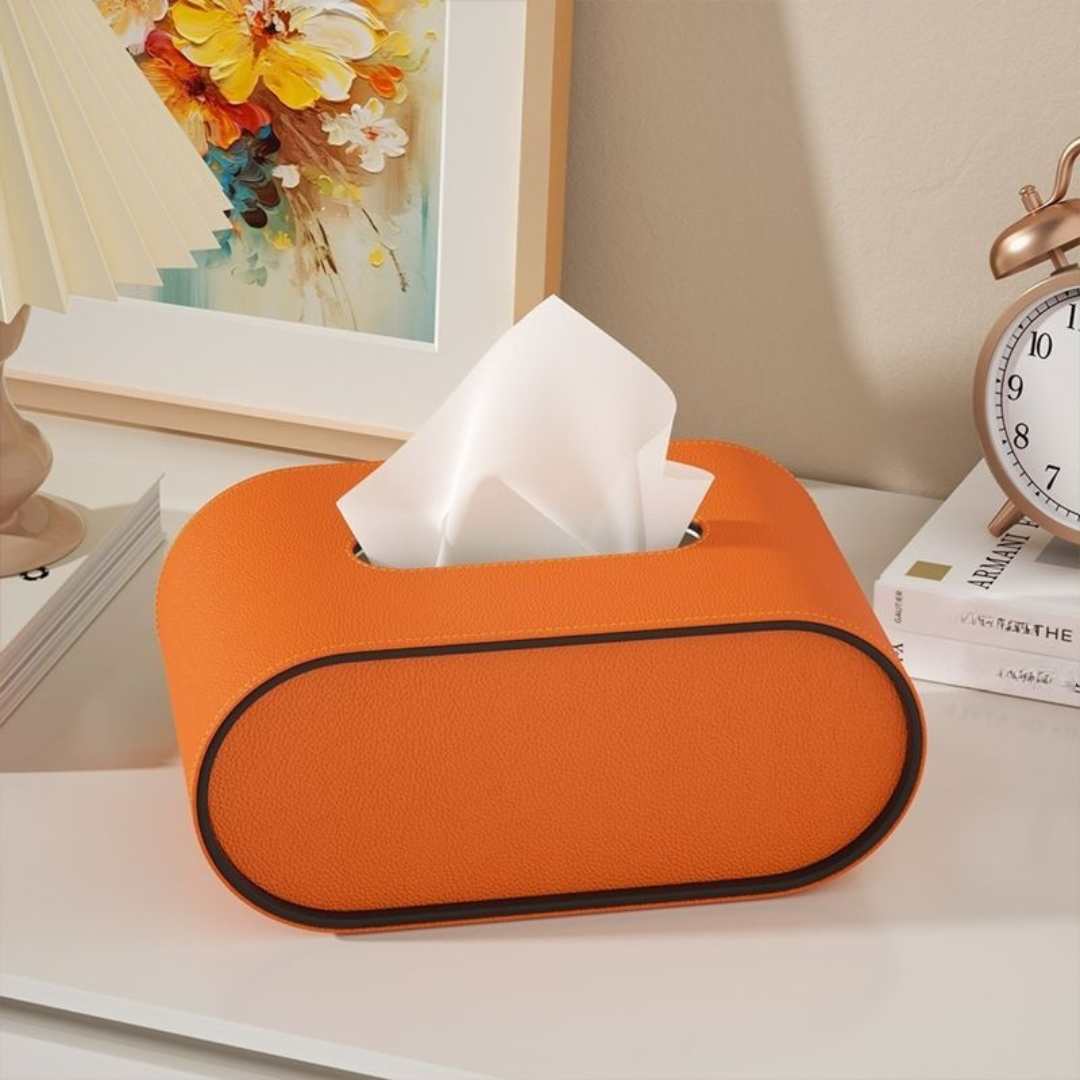 Hommfer – Boîte à Mouchoirs en Cuir avec Finition Chic - Hommfer