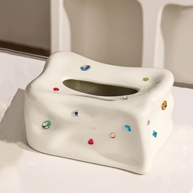 Hommfer – Boîte à Mouchoirs en Porcelaine Luxe - Hommfer