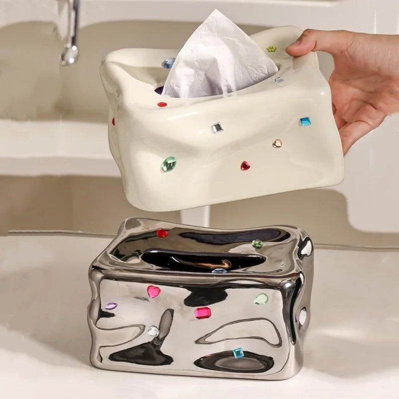 Hommfer – Boîte à Mouchoirs en Porcelaine Luxe - Hommfer