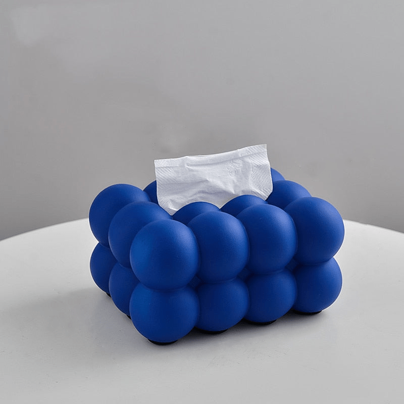 Hommfer – Boîte à mouchoirs ronde en céramique pour la salle de bain - Hommfer