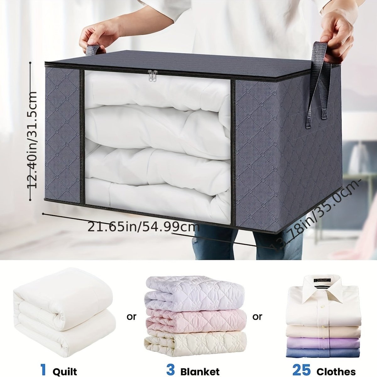 Hommfer – Boîtes de Rangement Pliables Grande Capacité - Hommfer