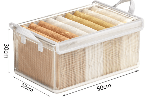 Hommfer – Boîtes de Rangement Transparentes en Plastique (Set de 4) - Hommfer