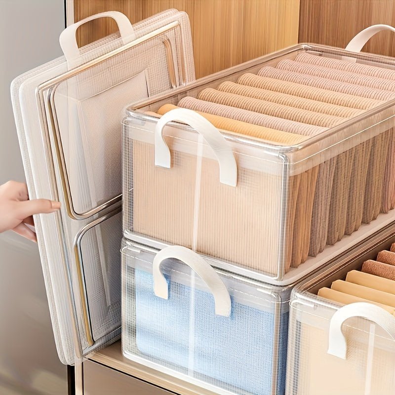 Hommfer – Boîtes de Rangement Transparentes en Plastique (Set de 4) - Hommfer