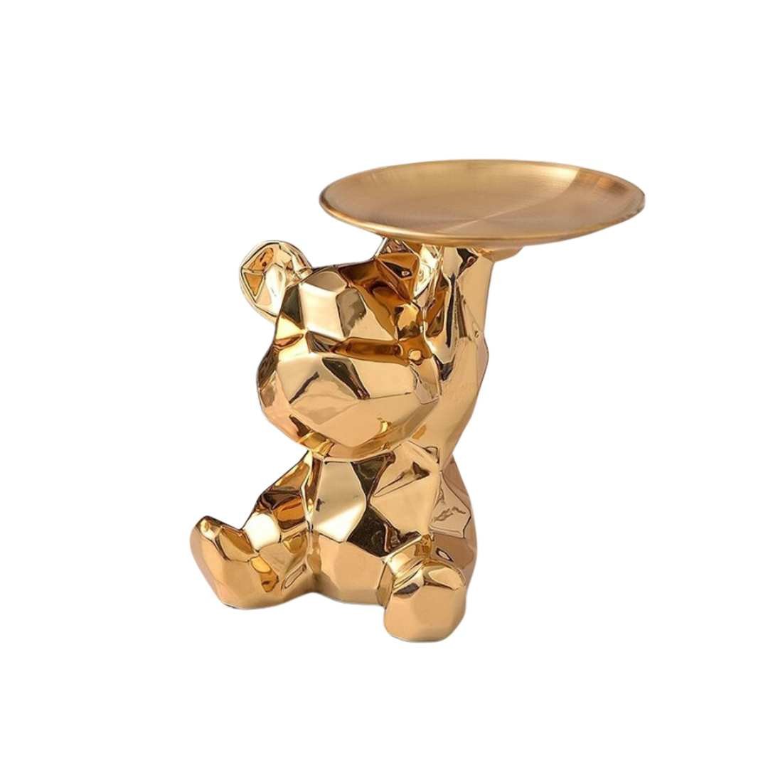 Hommfer - Bol décoratif en porcelaine ours - Hommfer