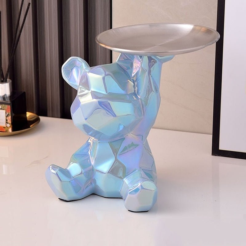 Hommfer - Bol décoratif en porcelaine ours - Hommfer