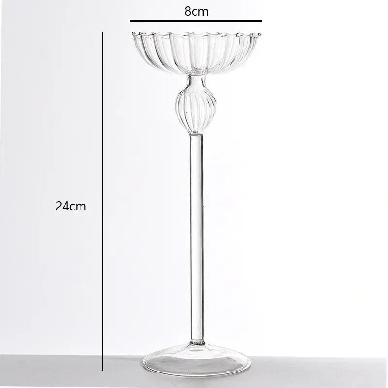 Hommfer – Bougeoirs en Verre Transparent Chic et Moderne - Hommfer