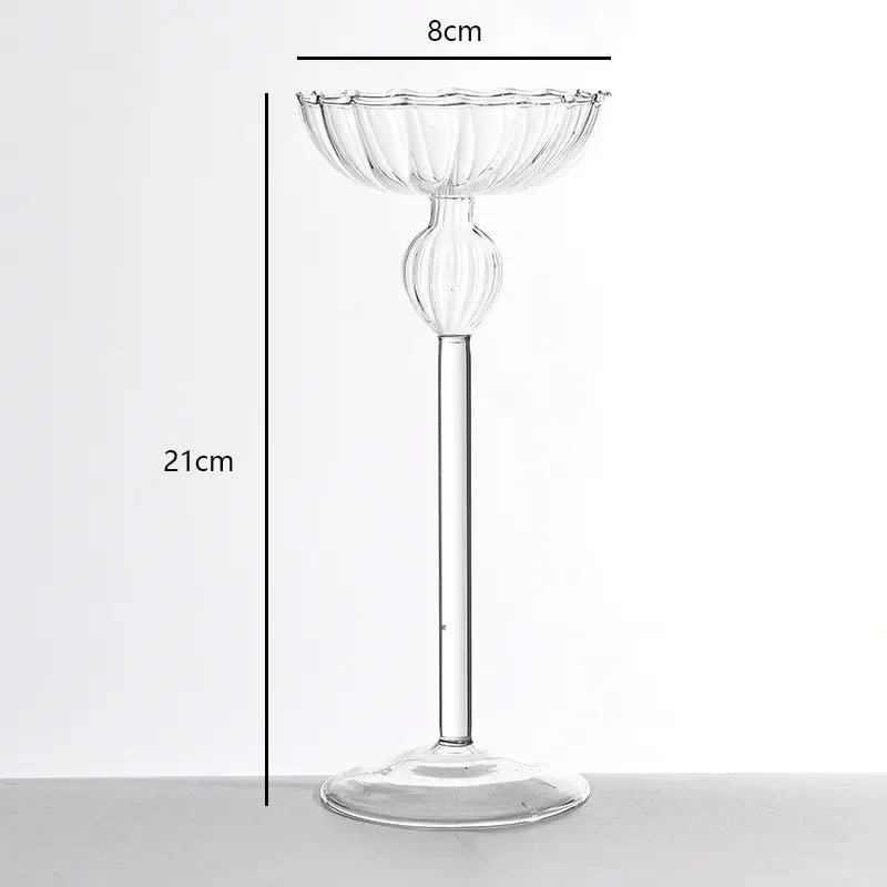 Hommfer – Bougeoirs en Verre Transparent Chic et Moderne - Hommfer
