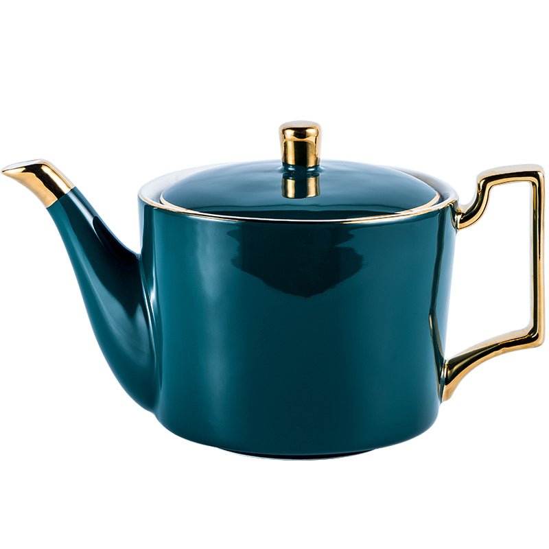 Hommfer – Bouilloire en Céramique Turquoise et Dorée - Hommfer