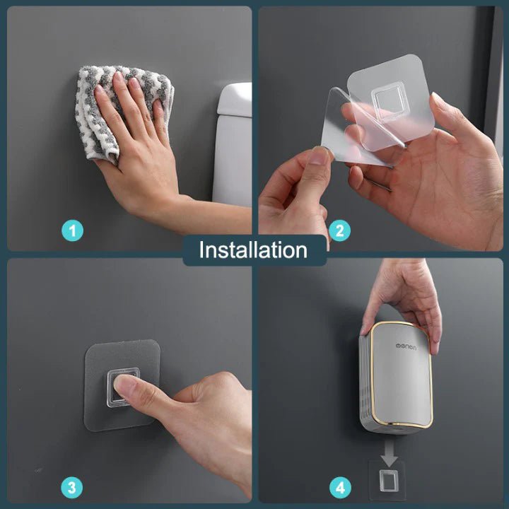 Hommfer – Brosse de Toilette en Silicone avec Égouttage Intégré - Hommfer