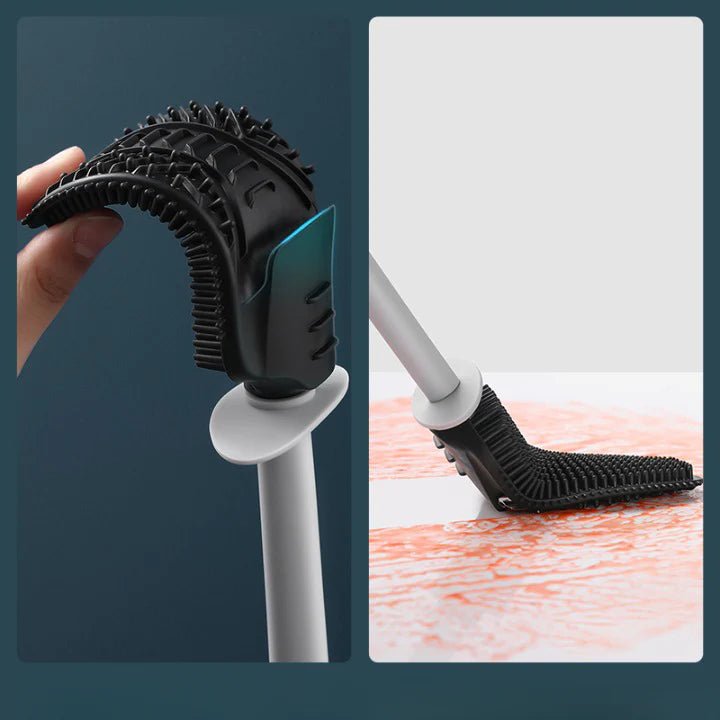 Hommfer – Brosse de Toilette en Silicone avec Égouttage Intégré - Hommfer