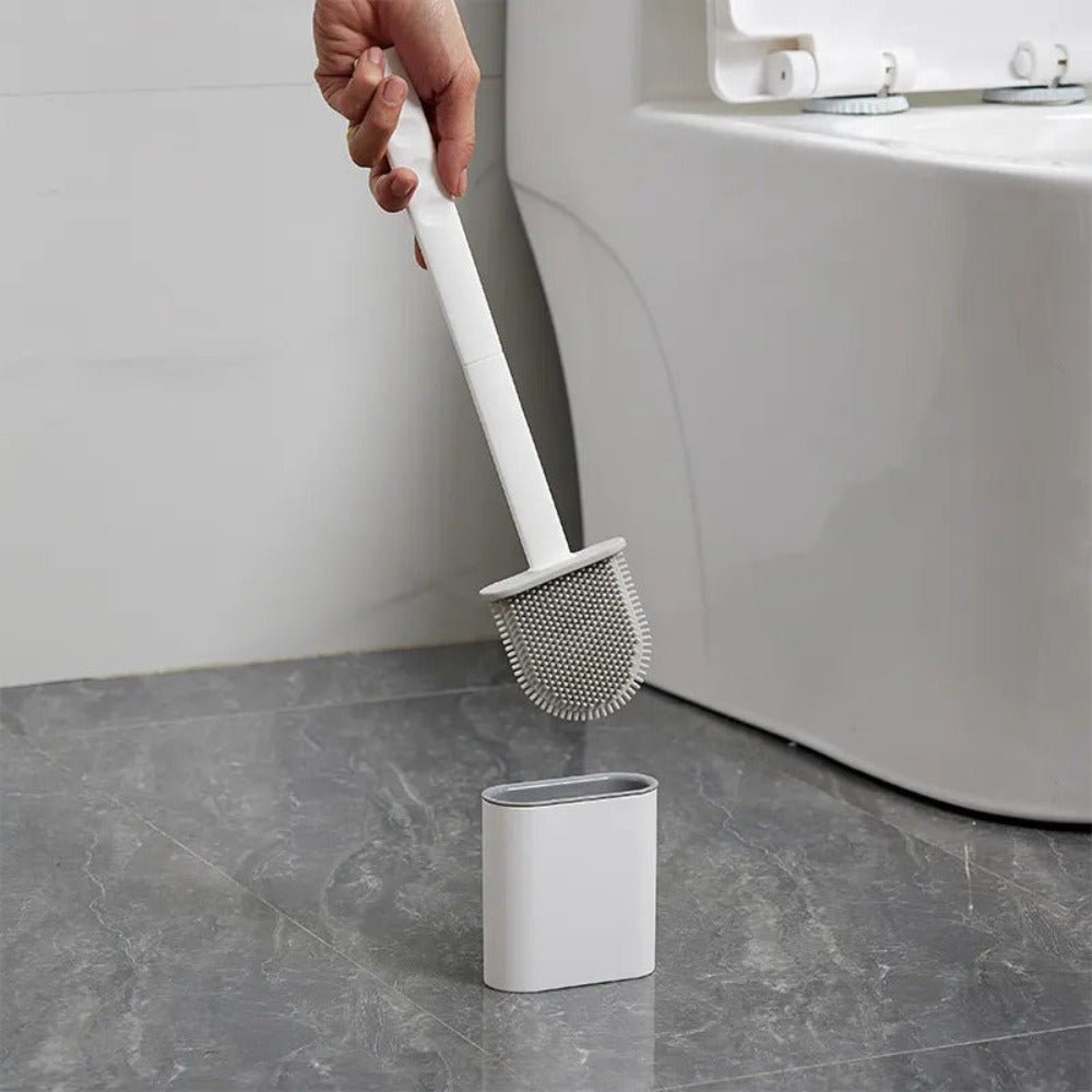 Hommfer – Brosse de Toilette en Silicone Facile à Nettoyer - Hommfer