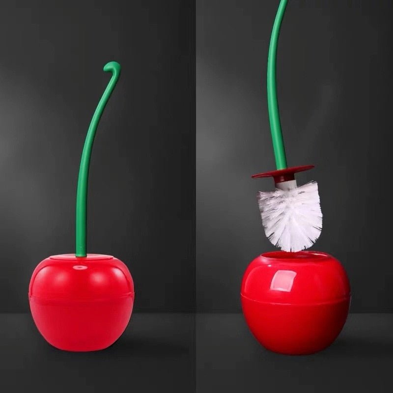 Hommfer – Brosse de Toilette Nordique Cerise avec Support Élégant - Hommfer