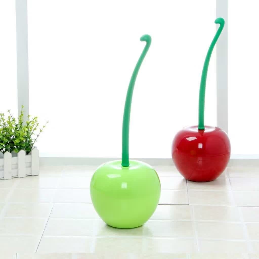 Hommfer – Brosse de Toilette Nordique Cerise avec Support Élégant - Hommfer