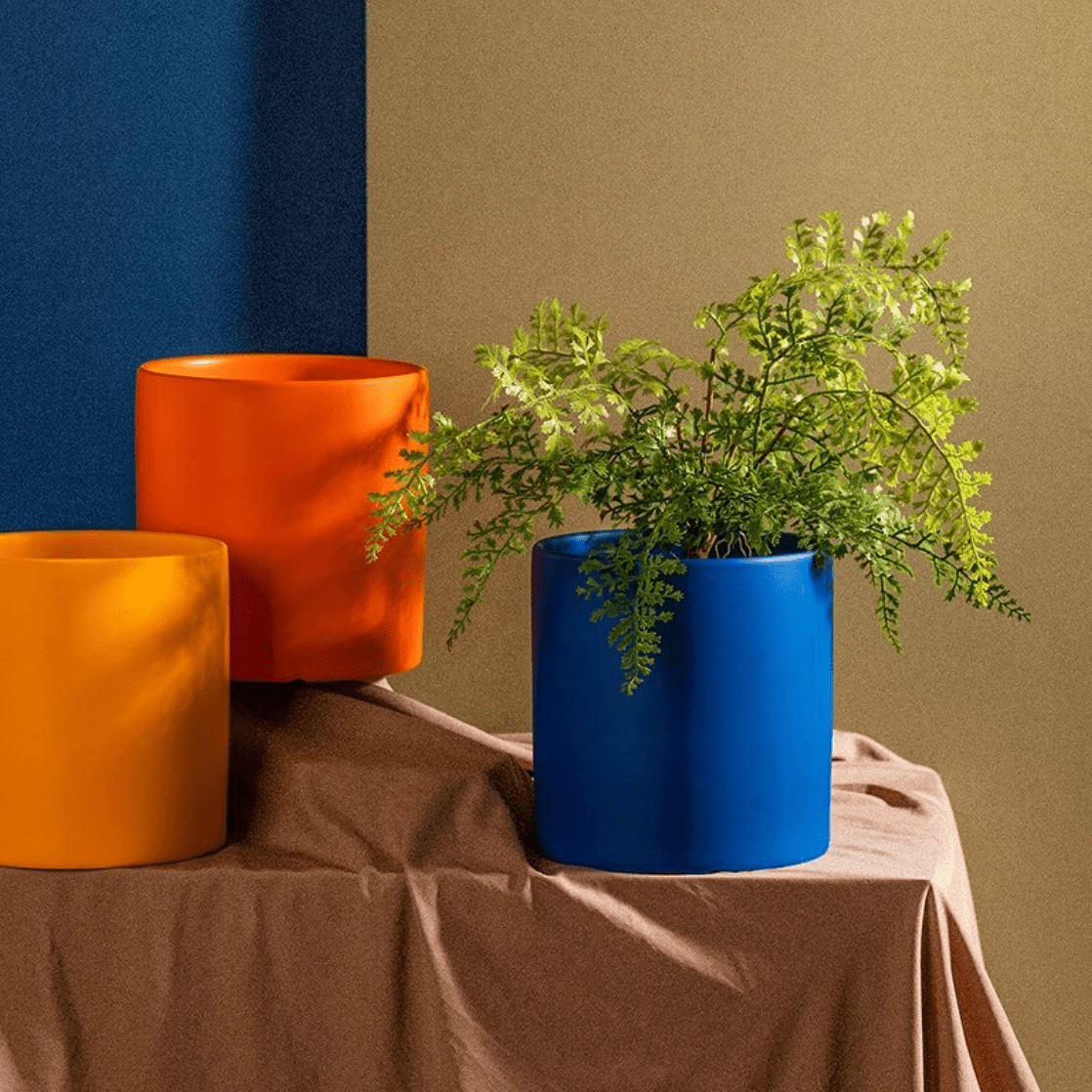 Hommfer – Cache - Pot en Céramique avec Soucoupe - Hommfer