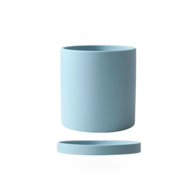 Hommfer – Cache - Pot en Céramique avec Soucoupe - Hommfer
