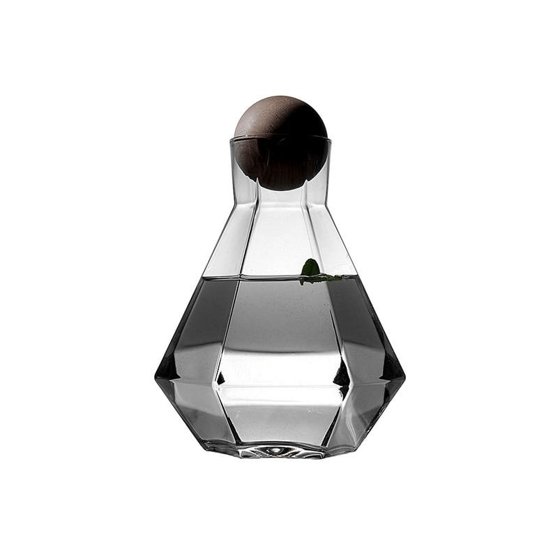 Hommfer – Carafe et Verres en Verre Taillé Style Diamant - Hommfer