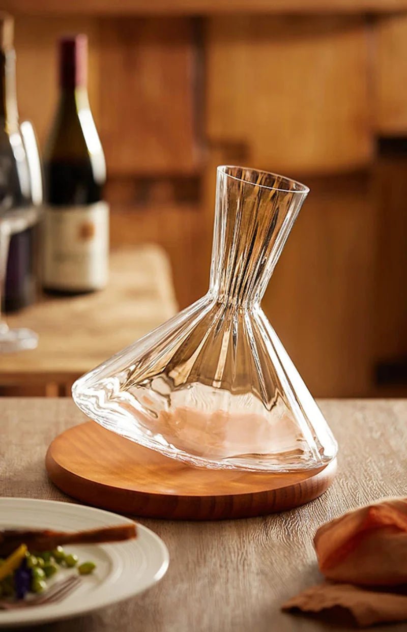 Hommfer – Carafe Rotative en Verre 350 ml pour le Salon - Hommfer