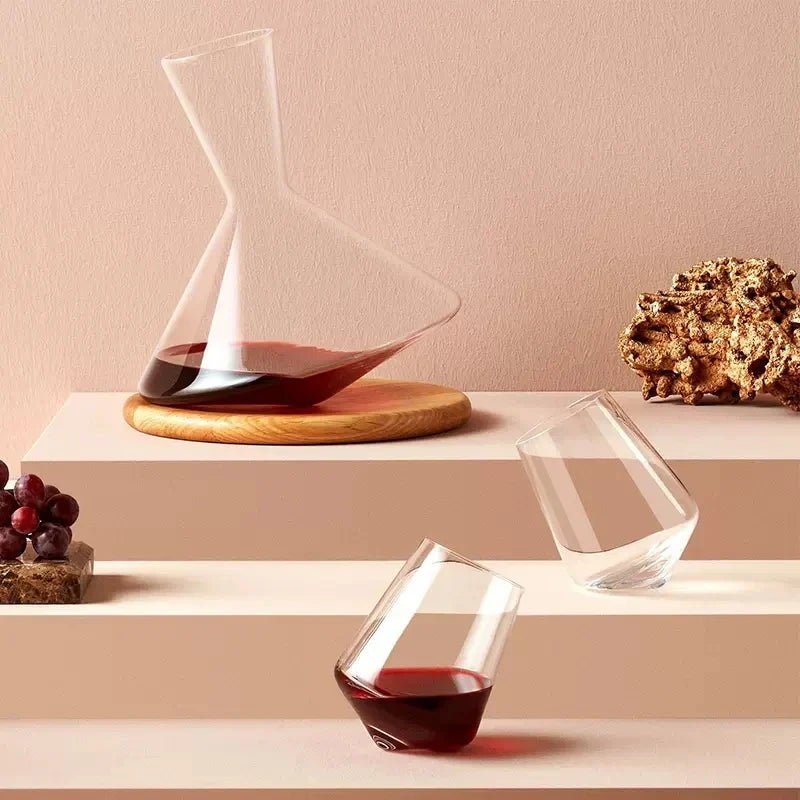 Hommfer – Carafe Rotative en Verre 350 ml pour le Salon - Hommfer