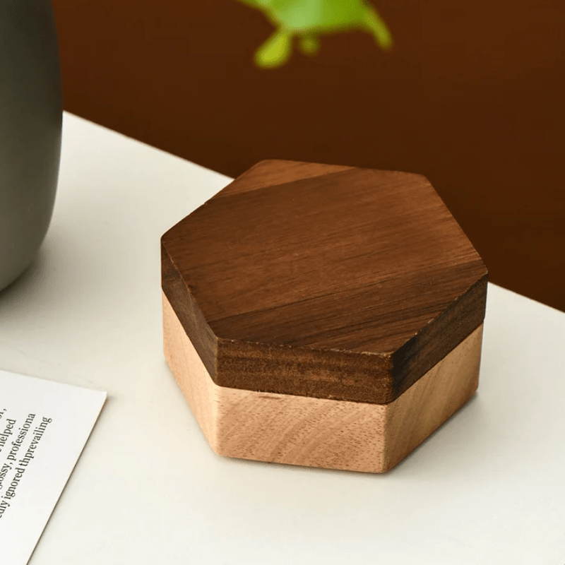 Hommfer – Cendrier en Bois Bicolore - Hommfer