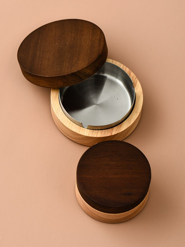 Hommfer – Cendrier en Bois Bicolore - Hommfer
