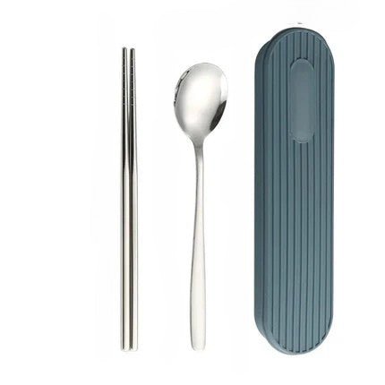Hommfer – Coffret de Couverts en Acier Inoxydable 3 Pièces avec Boîte - Hommfer