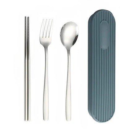 Hommfer – Coffret de Couverts en Acier Inoxydable 3 Pièces avec Boîte - Hommfer