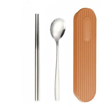 Hommfer – Coffret de Couverts en Acier Inoxydable 3 Pièces avec Boîte - Hommfer
