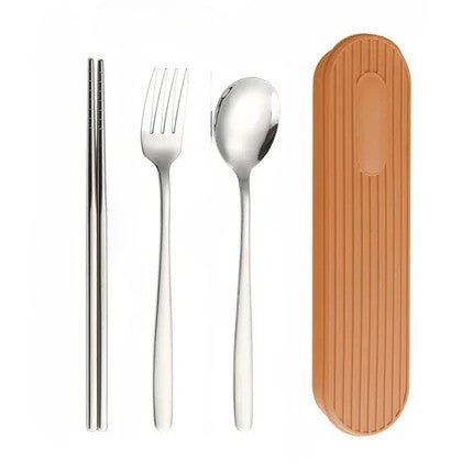 Hommfer – Coffret de Couverts en Acier Inoxydable 3 Pièces avec Boîte - Hommfer