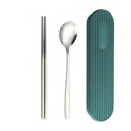 Hommfer – Coffret de Couverts en Acier Inoxydable 3 Pièces avec Boîte - Hommfer
