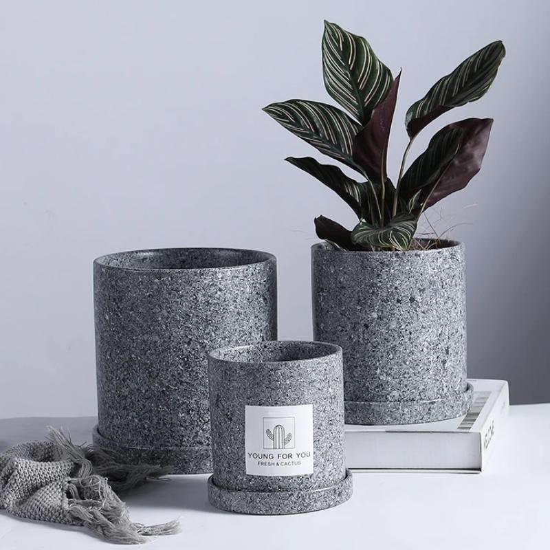 Hommfer - Collection de Cache - Pots en Céramique Style Nordique - Hommfer