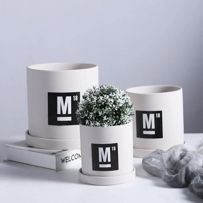 Hommfer - Collection de Cache - Pots en Céramique Style Nordique - Hommfer