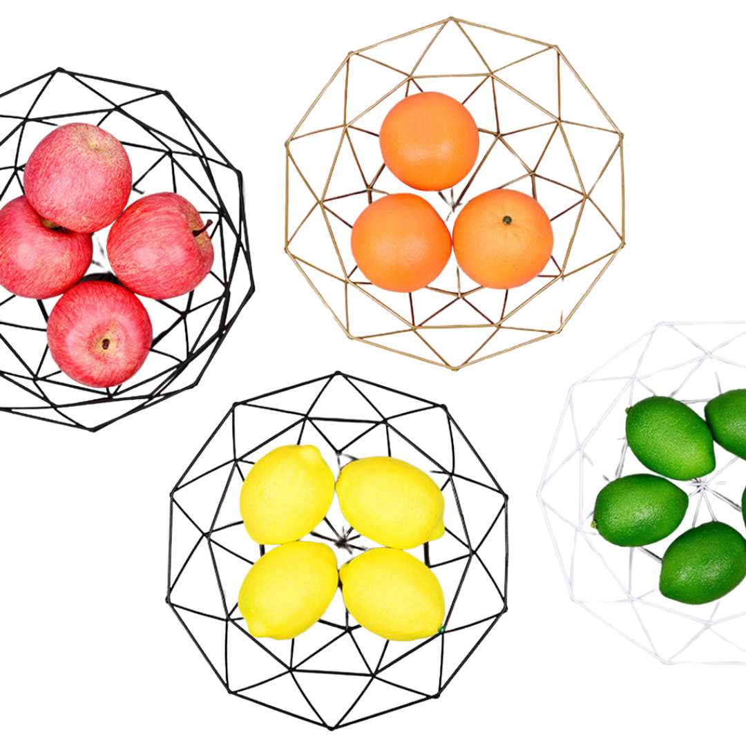 Hommfer - Coupe à fruits ouverte | Design géométrique - Hommfer