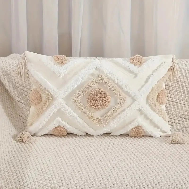 Hommfer – Coussin Bohème à Franges - Hommfer