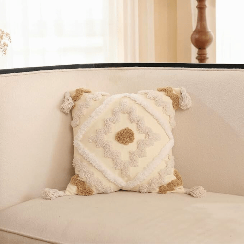 Hommfer – Coussin Bohème à Franges - Hommfer
