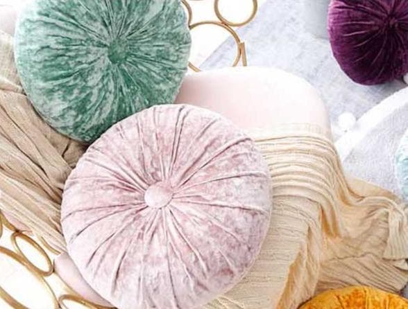 Hommfer – Coussin Velours Luxe Rond - Hommfer
