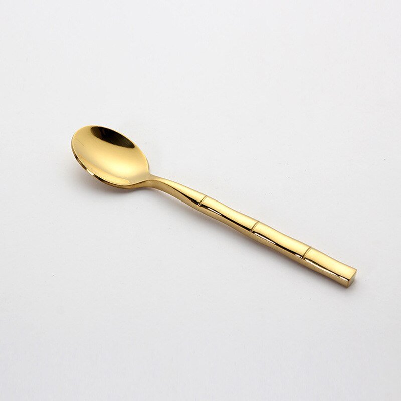 Hommfer – Couverts en Acier Inoxydable à Manche Bambou - Hommfer