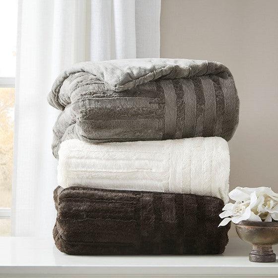 Hommfer – Couverture en duvet synthétique ultra douce pour la chambre - Hommfer