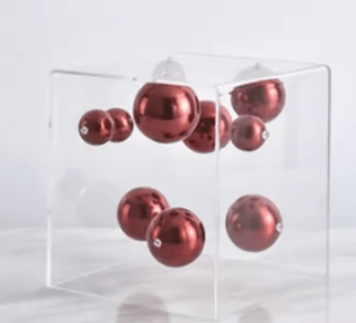 Hommfer – Cube Décoratif Art Sphères Flottantes - Hommfer