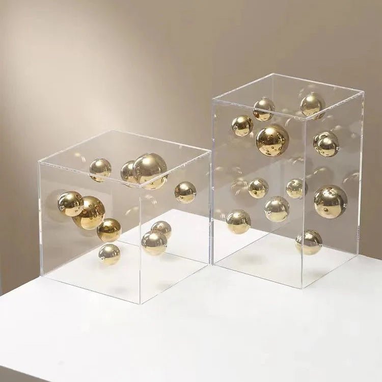 Hommfer – Cube Décoratif Art Sphères Flottantes - Hommfer