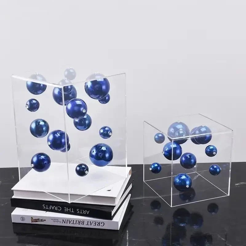 Hommfer – Cube Décoratif Art Sphères Flottantes - Hommfer